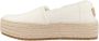 TOMS Valencia Platform Wit Textiel Espadrilles Dames - Thumbnail 10