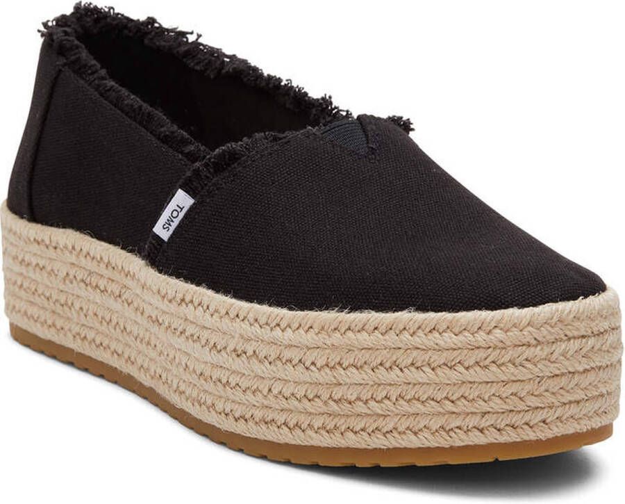 TOMS Valencia Espadrilles Dames Zwart