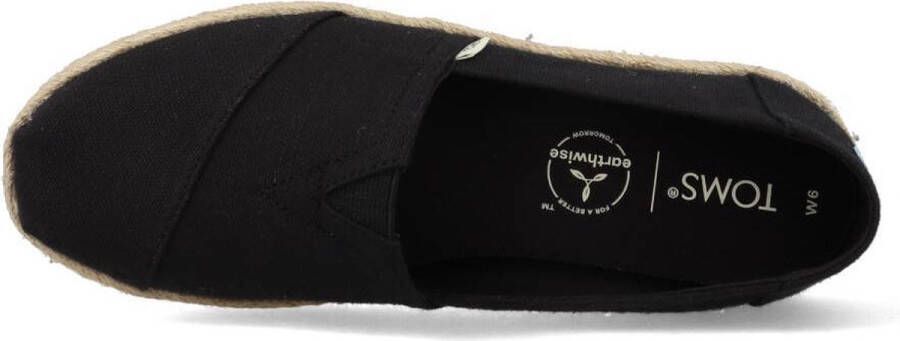 TOMS Wm Alpargata Rope Espadrilles Dames Zwart