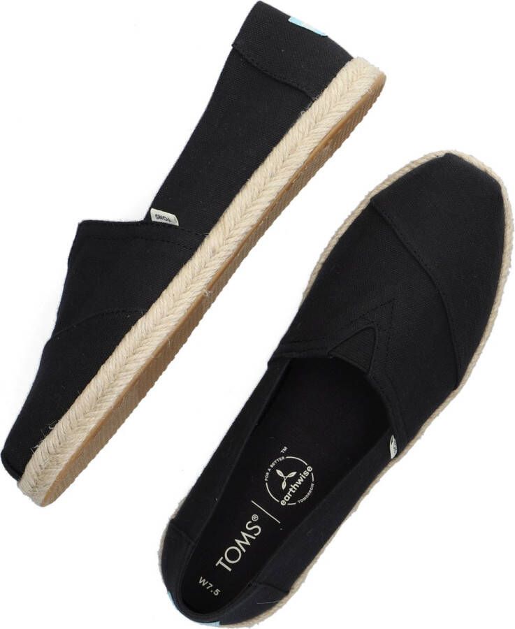 TOMS Wm Alpargata Rope Espadrilles Dames Zwart