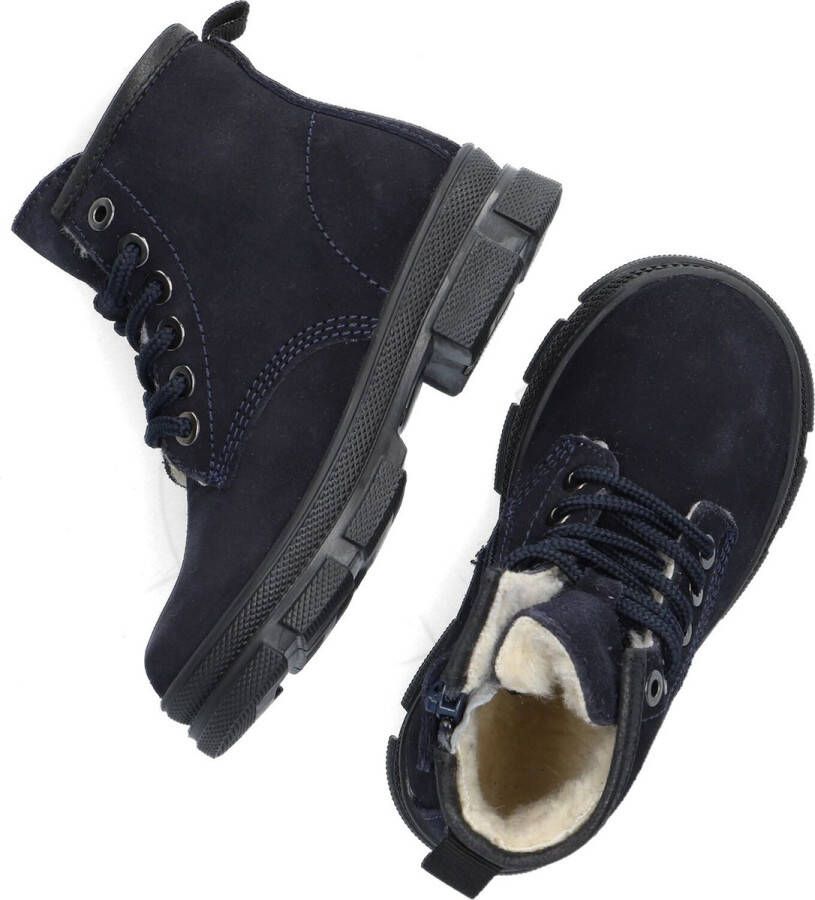 Ton & Ton Klara Veterboots Laarzen Met Veters Meisjes Blauw