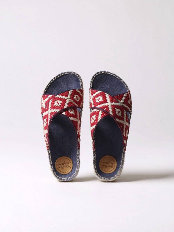 Toni Pons Bali Vermell espadrilles Rood Blauw - Foto 2