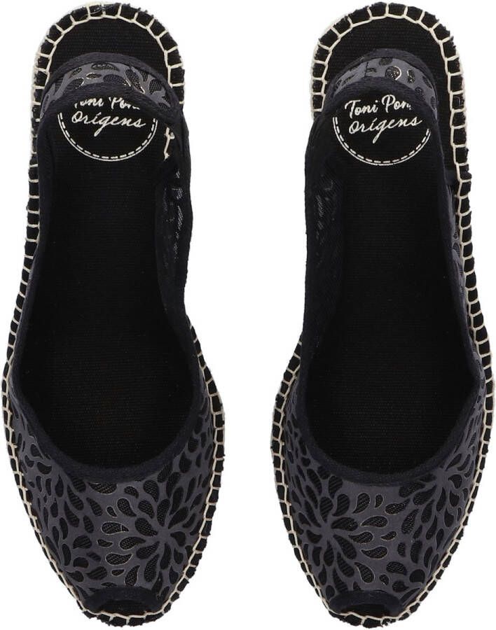 Toni Pons Bea-IK Dames Espadrilles Negre