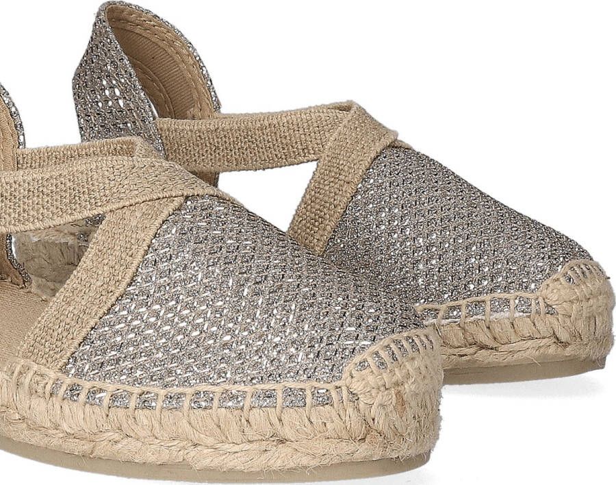 Toni Pons Edita-S Kids Espadrilles Plati Zilver Textiel EDITASplati