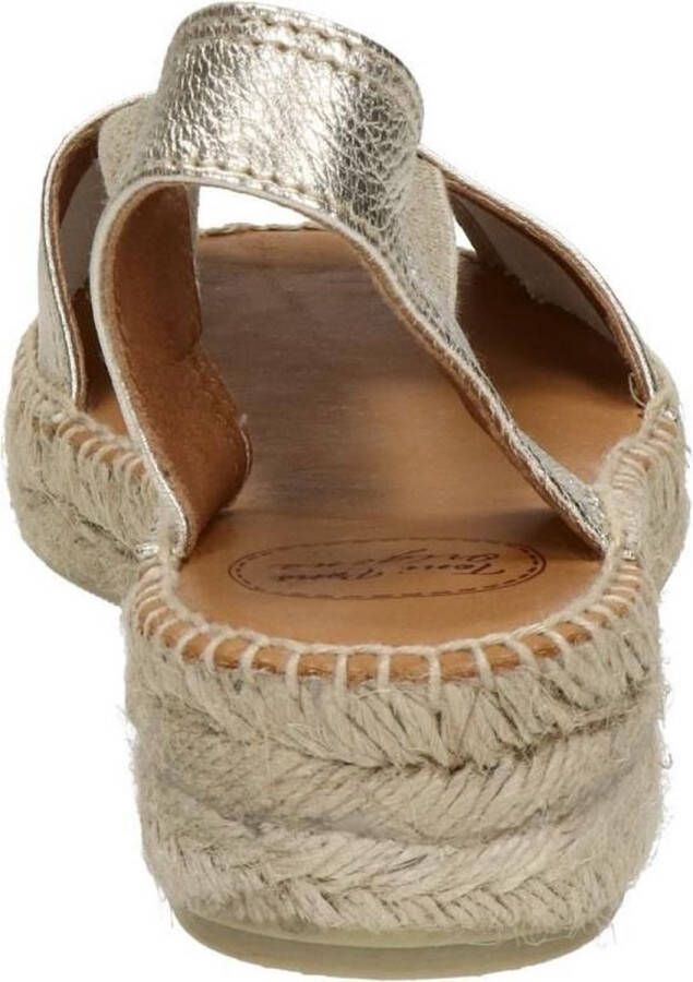 Toni Pons Etna Dames Espadrilles Platinum