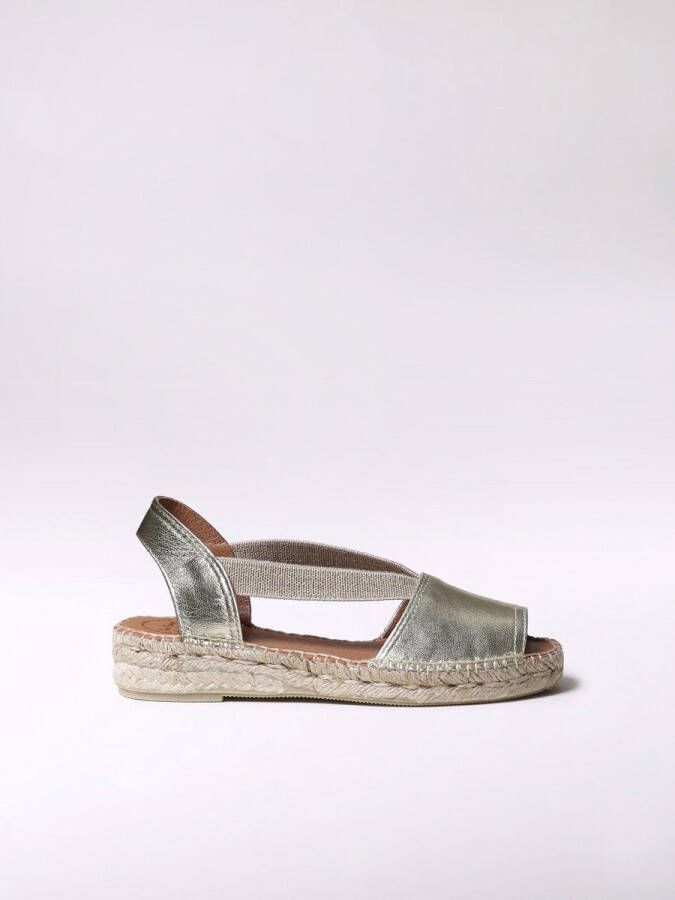 Toni Pons Etna Dames Espadrilles Platinum