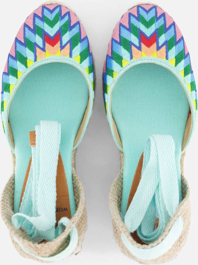 Toni Pons Lolita Dames Espadrilles Rainbow Multi Canvas LOLITArainbow