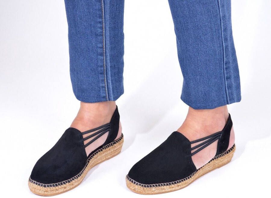 Toni Pons Nuria Dames Espadrilles Black Black-Black