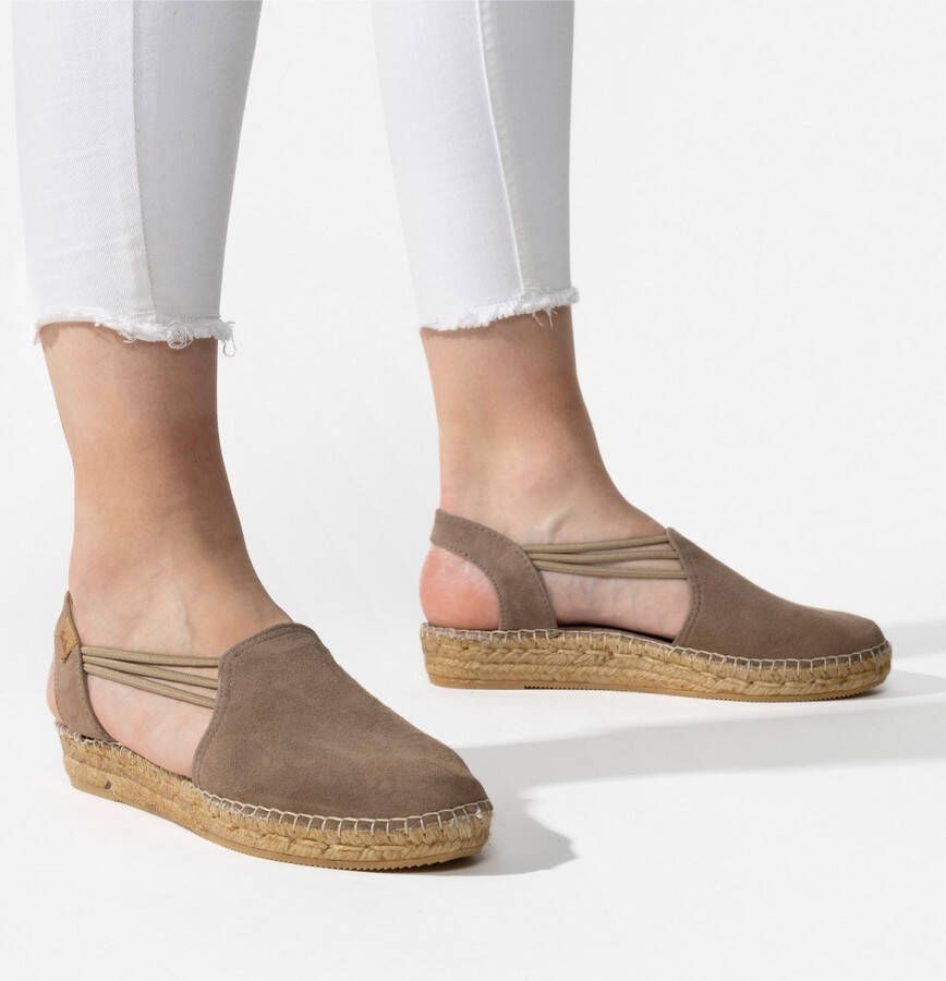 Toni Pons Nuria Dames Espadrilles Taupe