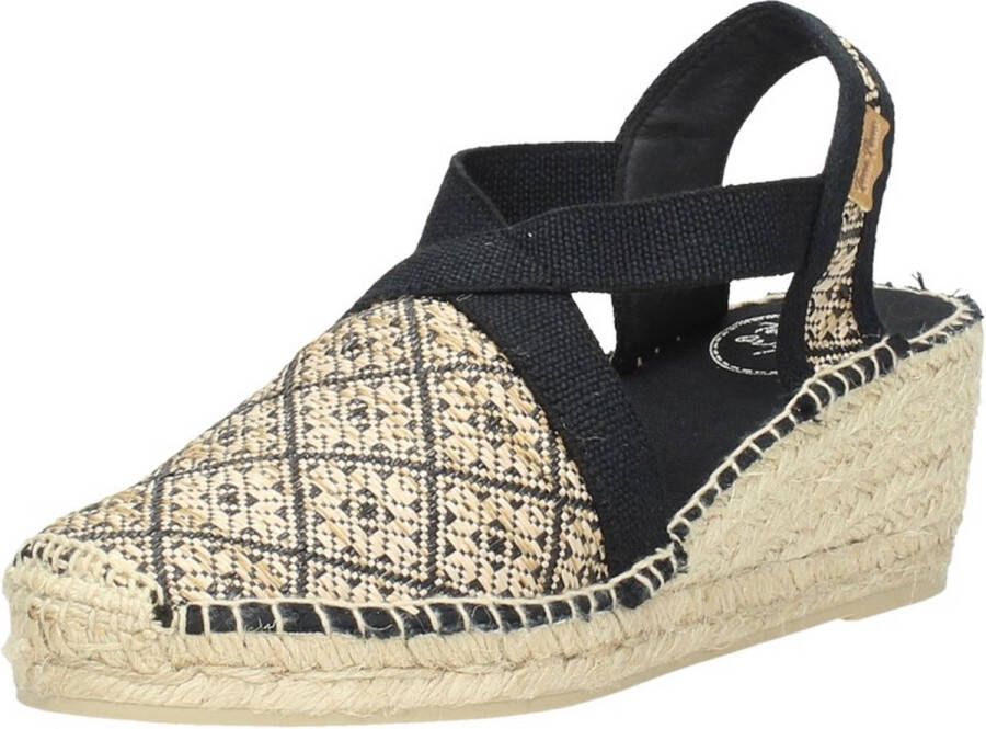 Toni Pons Terra-GE Dames Espadrilles Black