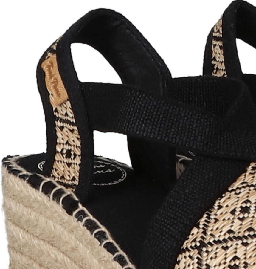 Toni Pons Terra-GE Dames Espadrilles Black