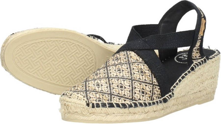 Toni Pons Terra-GE Dames Espadrilles Black