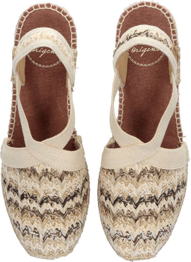 Toni Pons Terra-HK Dames Espadrilles Marro Bruin Raffia TERRAHKmarro