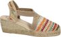 Toni Pons Terra-MA Espadrilles Sleehak Dames Raffia Multi - Thumbnail 9