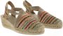 Toni Pons Terra-MA Espadrilles Sleehak Dames Raffia Multi - Thumbnail 15