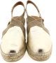 Toni Pons Tossa Dames Espadrilles Plati Zilver Leer TOSSAplati - Thumbnail 15