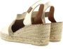 Toni Pons Tossa Dames Espadrilles Plati Zilver Leer TOSSAplati - Thumbnail 6