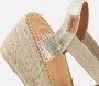 Toni Pons Tossa Dames Espadrilles Plati Zilver Leer TOSSAplati - Thumbnail 7