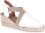 Toni Pons Tossa Dames Espadrilles Blanc Wit Leer TOSSAblanc - Thumbnail 9