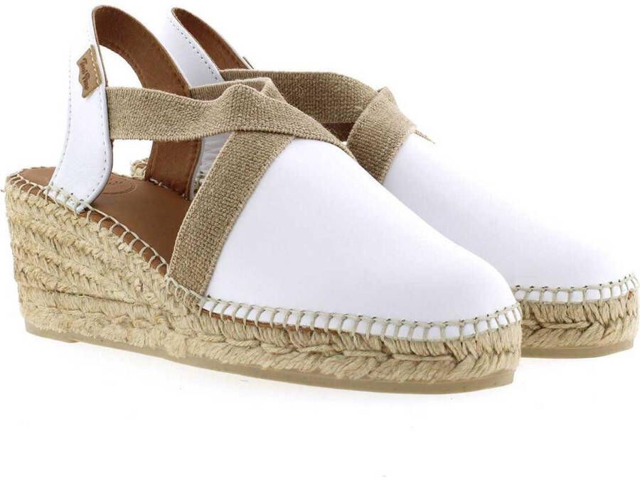 Toni Pons Tossa Dames Espadrilles Blanc Wit Leer TOSSAblanc - Foto 15