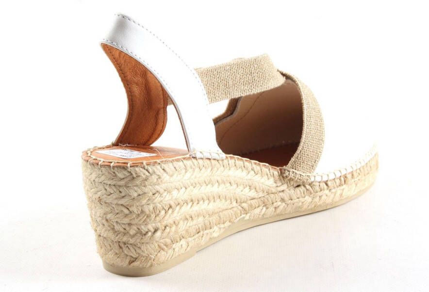 Toni Pons Tossa Dames Espadrilles Blanc Wit Leer TOSSAblanc - Foto 6