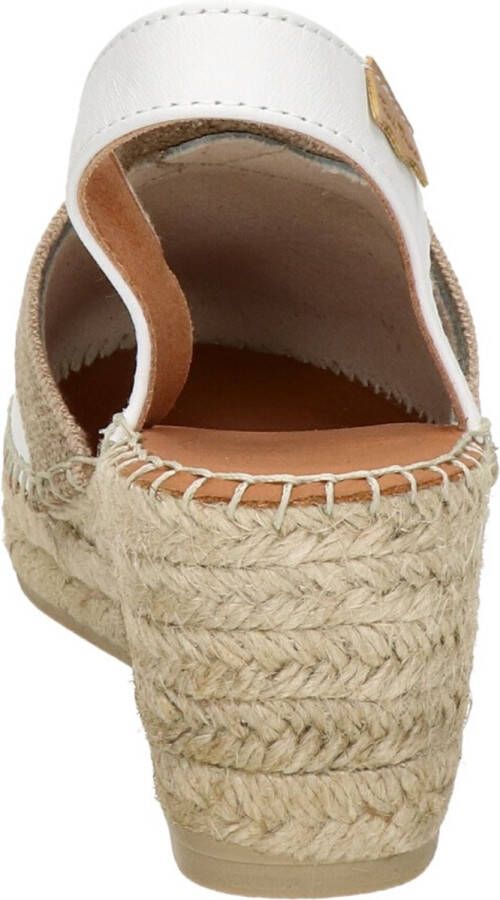 Toni Pons Tossa Dames Espadrilles Blanc Wit Leer TOSSAblanc - Foto 8