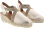 Toni Pons Tossa platinum leren espadrilles dames (TOSSA plati) - Thumbnail 9