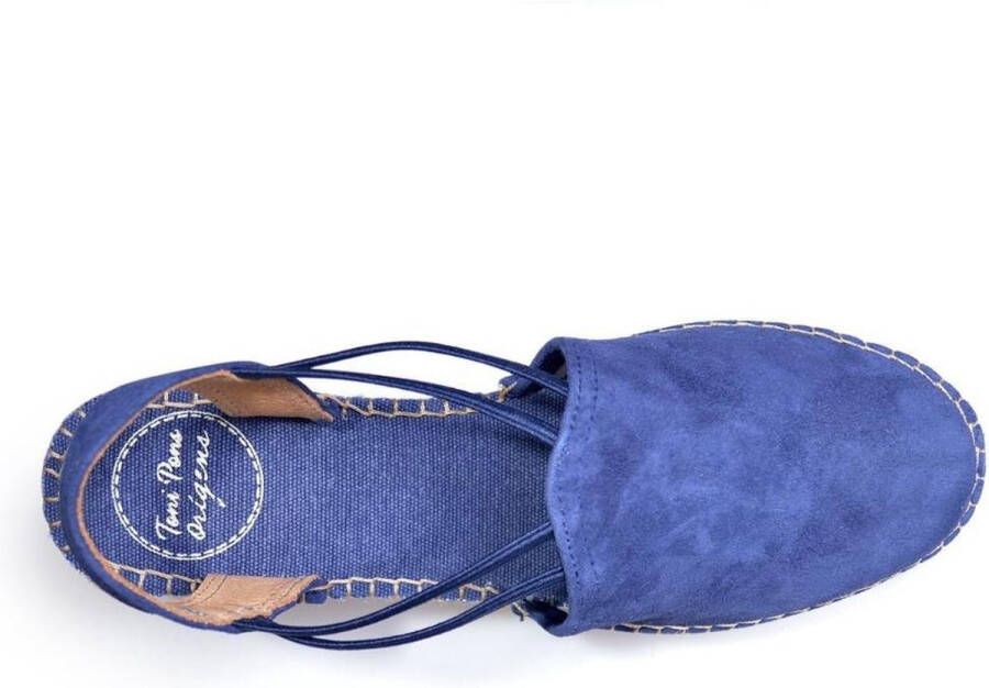 Toni Pons Tremp Dames Espadrilles met sleehak Blauw