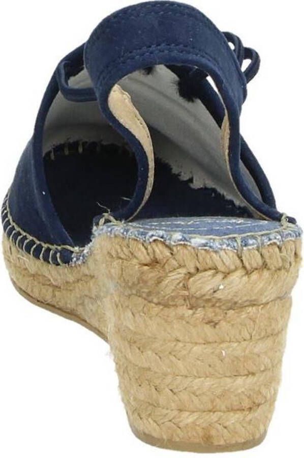 Toni Pons Tremp Dames Espadrilles met sleehak Blauw