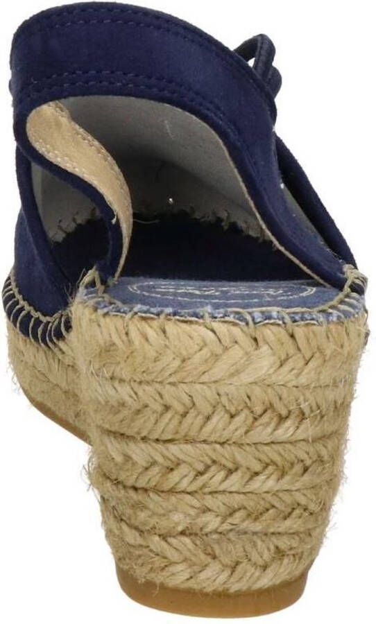 Toni Pons Tremp Dames Espadrilles met sleehak Blauw