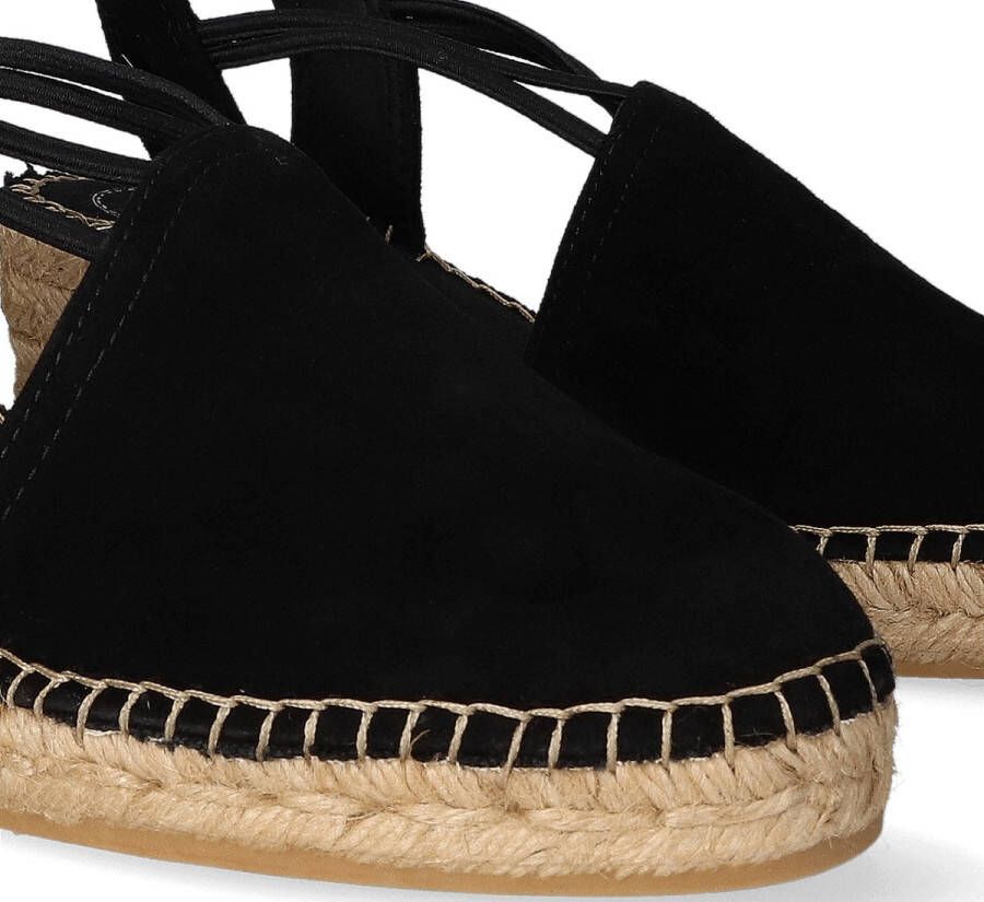 Toni Pons Tremp Dames Espadrilles met sleehak Zwart