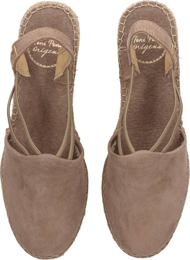 Toni Pons Tremp Dames Espadrilles taupe