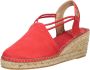 Toni Pons Tremp Dames Espadrilles Gerd Rood Suède TREMPgerd - Thumbnail 12