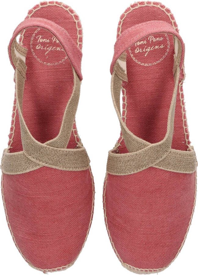 Toni Pons Verdi-V Dames Espadrilles Blush Roze Canvas VERDIVblush