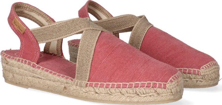 Toni Pons Verdi-V Dames Espadrilles Blush Roze Canvas VERDIVblush