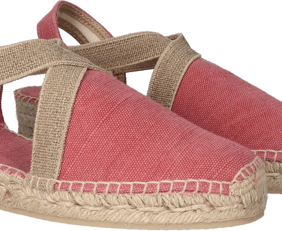 Toni Pons Verdi-V Dames Espadrilles Blush Roze Canvas VERDIVblush