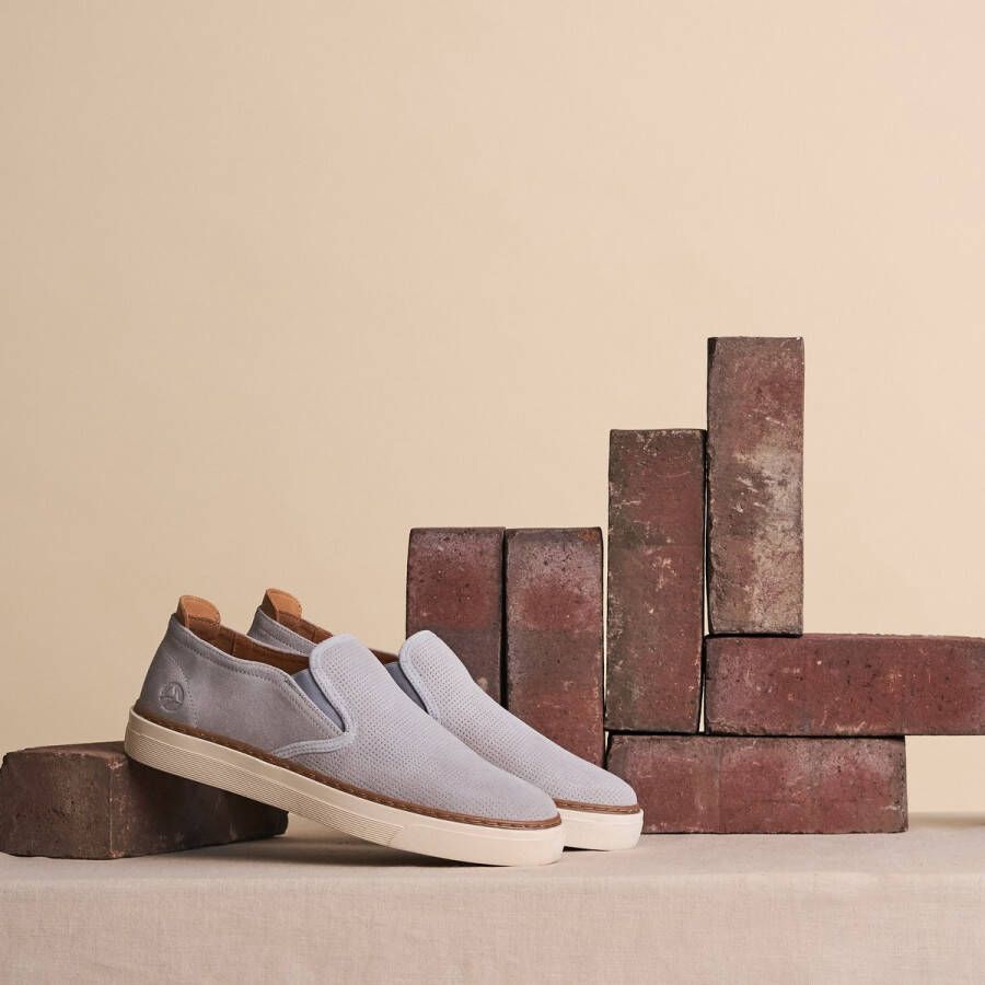 pot Voordracht hop Travelin ' Cleeton Leren instappers heren Slip-On Sneaker Espadrilles Schoenen  mannen Grijs Leer - Schoenen.nl