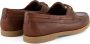 Travelin ' Exmouth Heren Leren Moccasins met veter Boot schoen Bruin Leer - Thumbnail 5