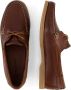 Travelin ' Exmouth Heren Leren Moccasins met veter Boot schoen Bruin Leer - Thumbnail 7