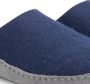 Travelin ' Get-Home Dames Sloffen Wollen Pantoffels Instappers met suède zool Navy Blauw - Thumbnail 6