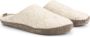 Travelin ' Get-Home Heren Slip-On sloffen Wollen pantoffels Suede zool Zand Beige - Thumbnail 4