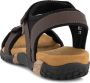 Travelin ' Helsem PU leren Dames Sableaal WandelSandalen met profielzool Bruin leer - Thumbnail 3