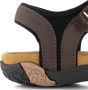 Travelin ' Helsem PU leren Dames Sableaal WandelSandalen met profielzool Bruin leer - Thumbnail 4