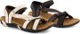 Travelin ' Helsem PU leren Dames Sableaal WandelSandalen met profielzool Bruin leer - Thumbnail 5