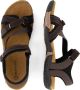 Travelin ' Helsem PU leren Dames Sableaal WandelSandalen met profielzool Bruin leer - Thumbnail 6