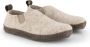 Travelin ' In-Home Dames Sloffen Wollen Pantoffels Suede zool Beige - Thumbnail 11