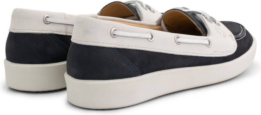 Travelin ' Marazion Leren Dames instappers Zomerschoenen vrouwen mocassins Donkerblauw leer