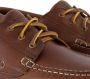 Travelin ' Plymouth Heren Leren Moccasins met veter Boot schoen Bruin Leer - Thumbnail 3