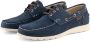 Travelin Seaport Heren Instappers Leren Moccasins met veter Blauw - Thumbnail 14