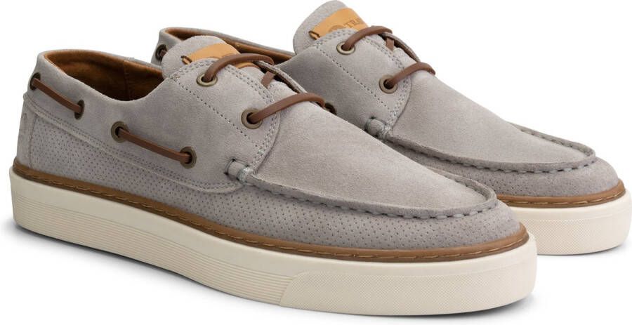 Travelin ' Shipton Suede leren herenschoenen Grijs leer